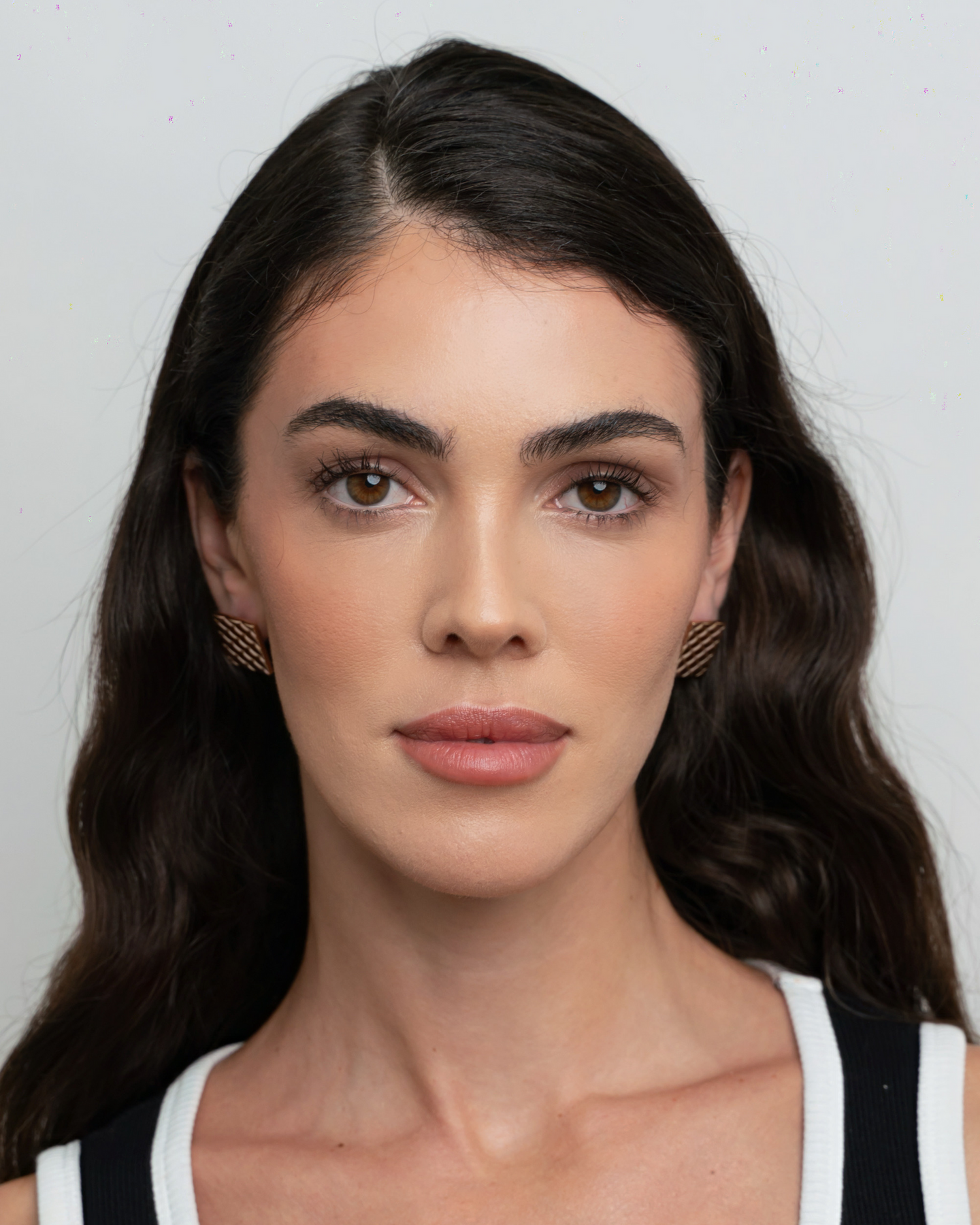 Signature (S) Earrings - Rose Gold